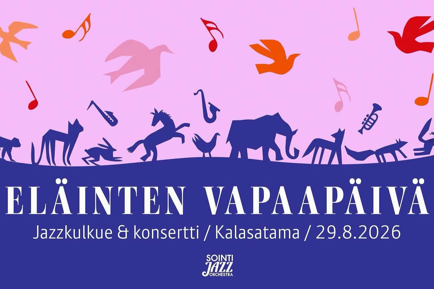 Eläinten vapaapäivä 29.8.2026