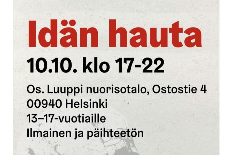 Julisteen yläosa