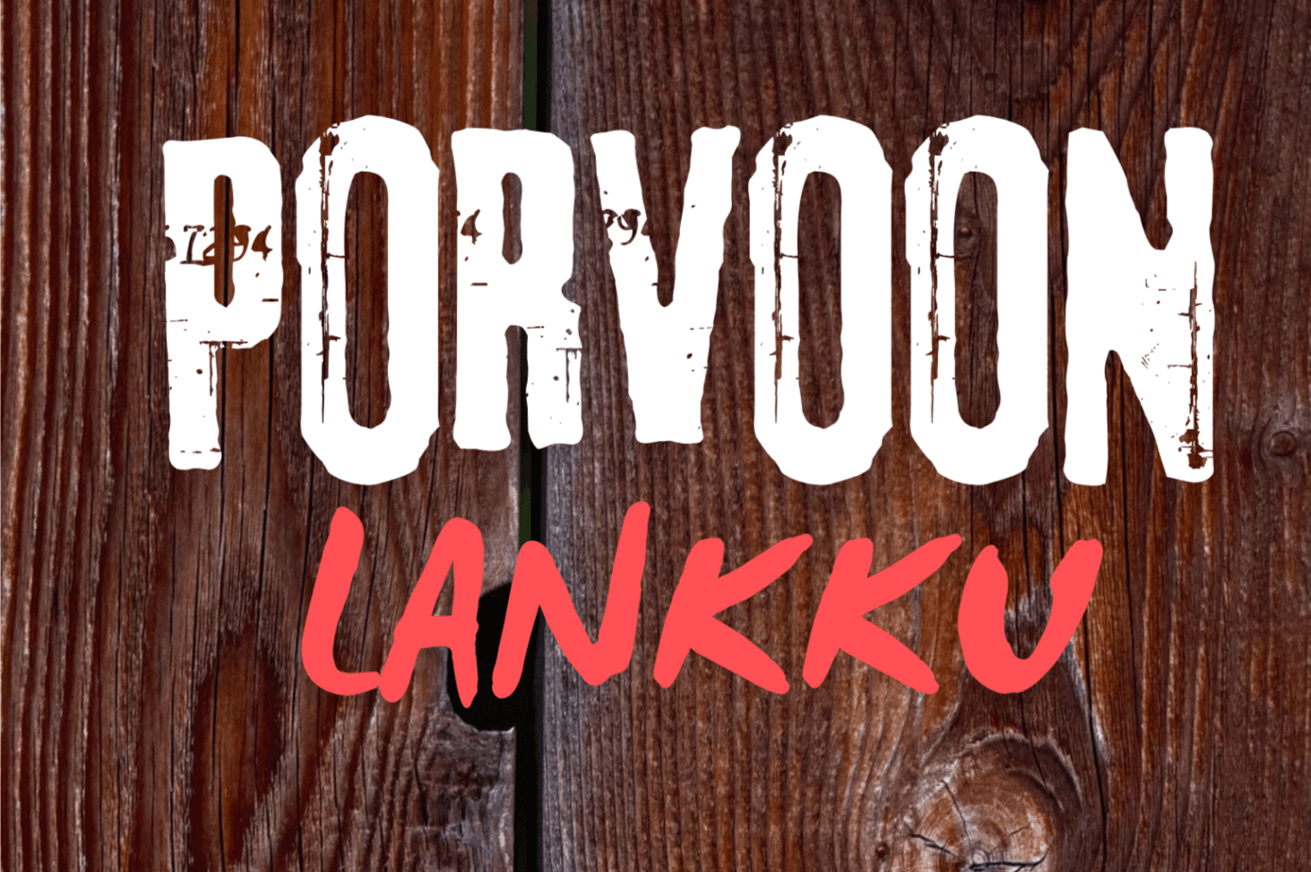 Kuvassa Porvoon lankun logo