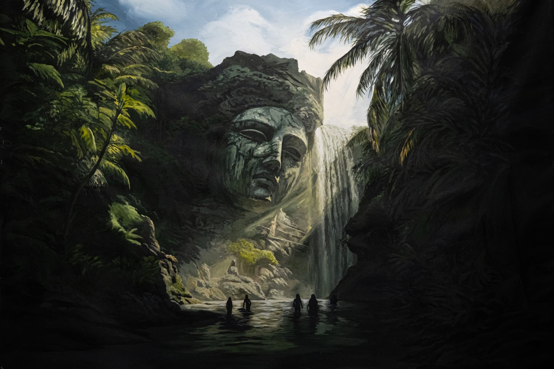 Daniel Arsahmin maalaus River People, 2026