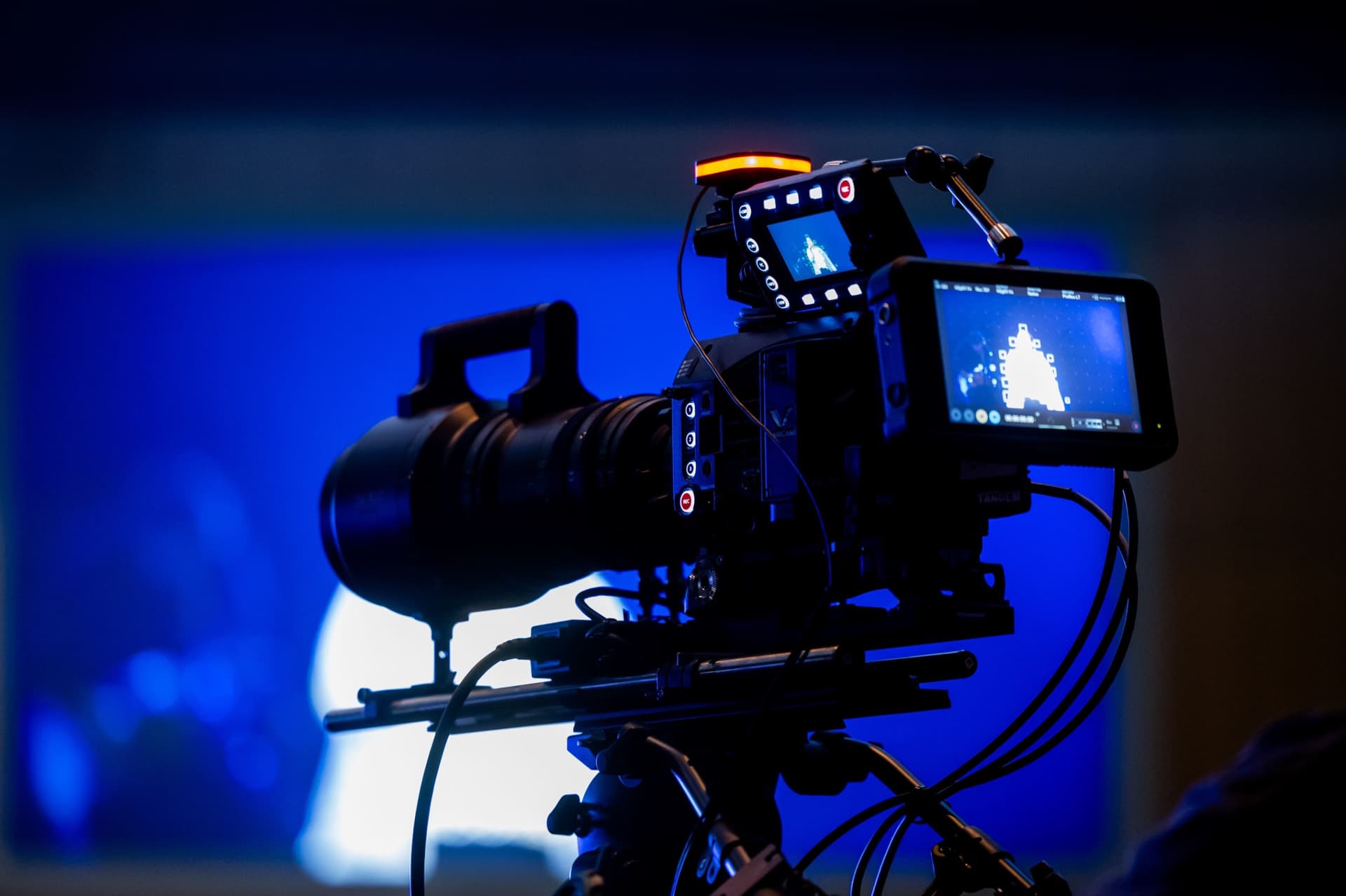 Videokamera studiossa