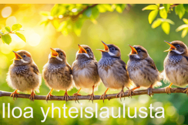Iloa yhteislaulusta Kinaporin seniorikeskuksessa