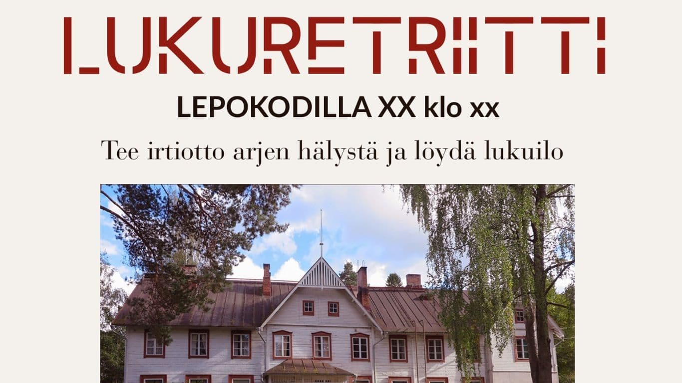 Lukuretriitti Lepokodilla
