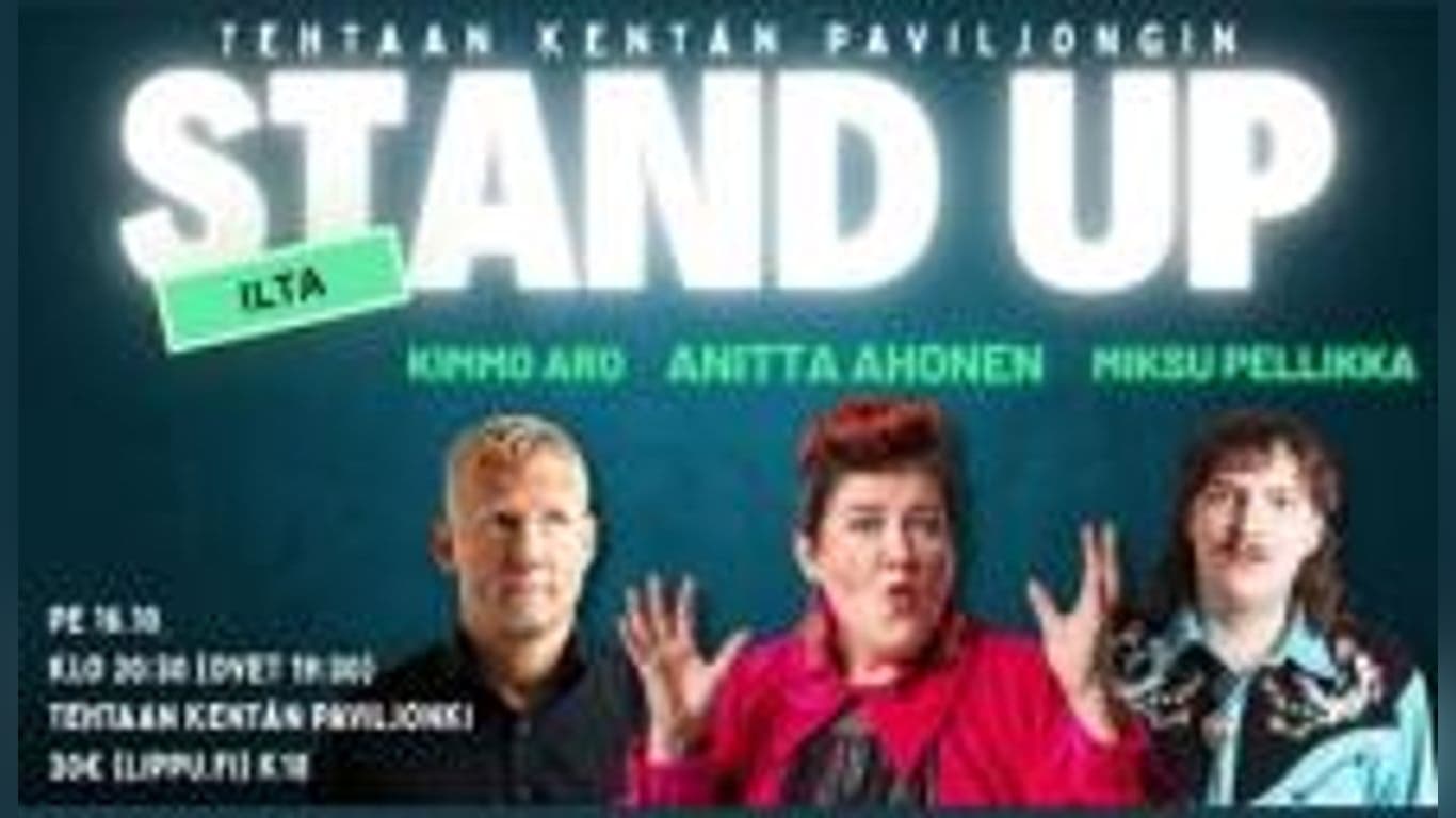 Tehtaan kentän Paviljongin Stand up -ilta, K-18