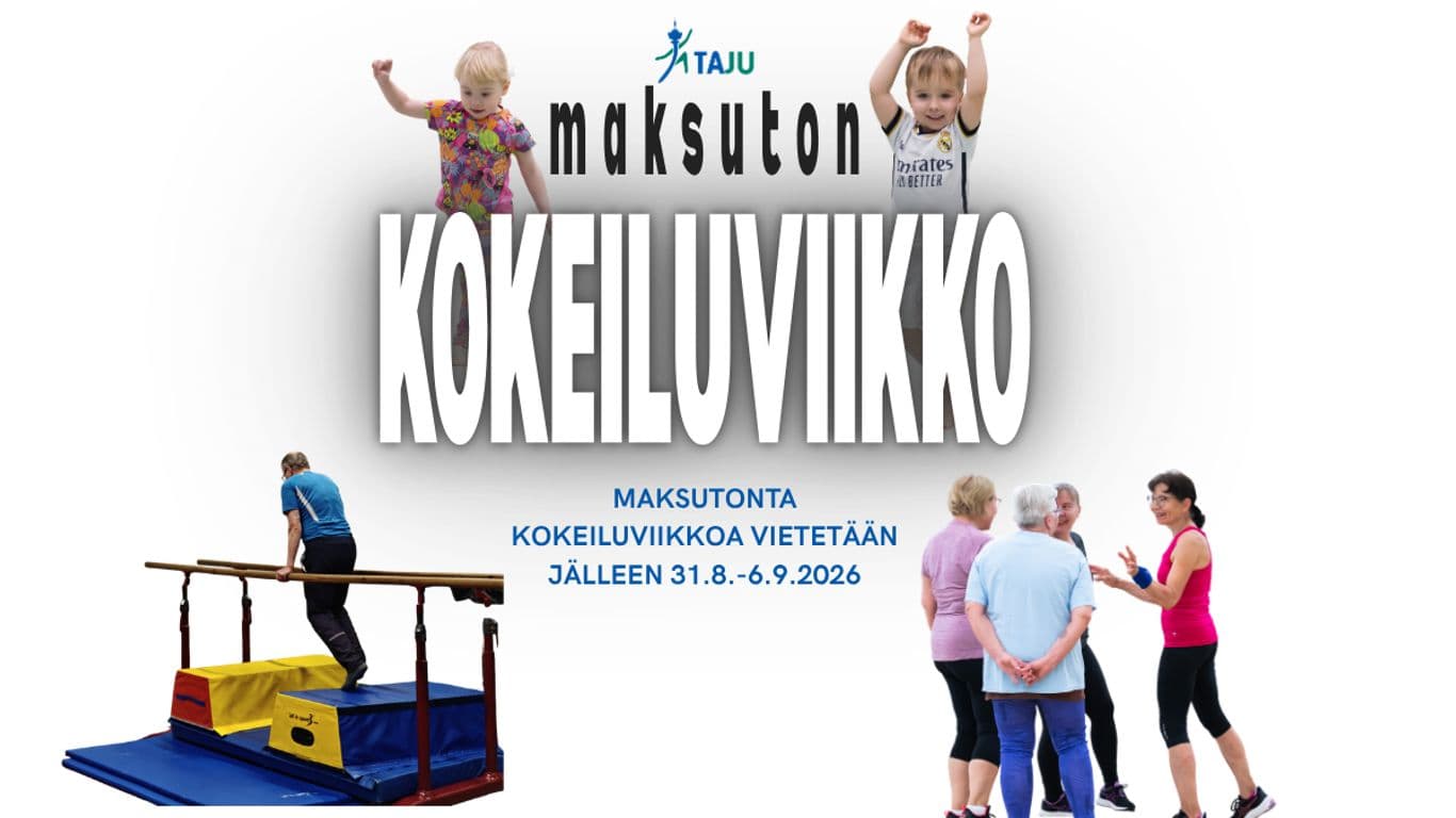 TAJUn maksuton kokeiluviikko