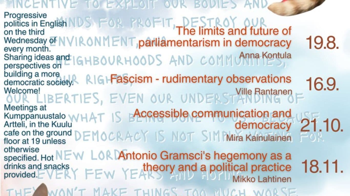 Democracy Club - Syksy 2026