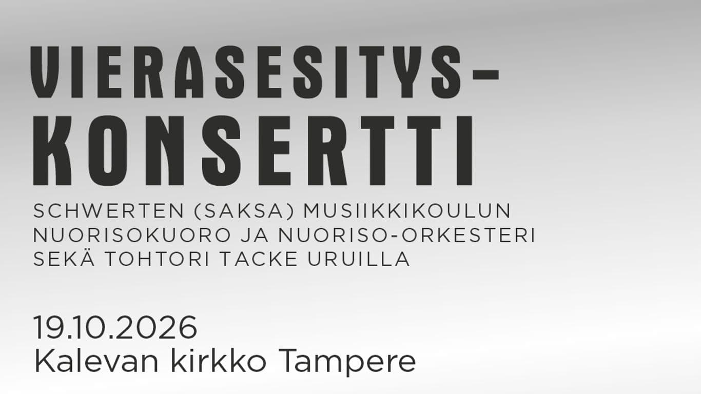 Kuoro- ja orkesterikonsertti