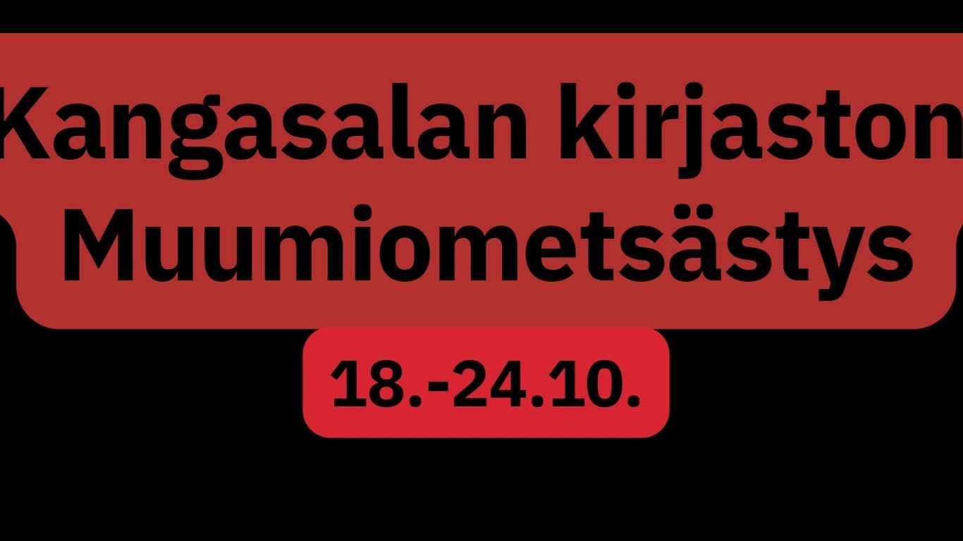 Kangasalan kirjaston muumiometsästys