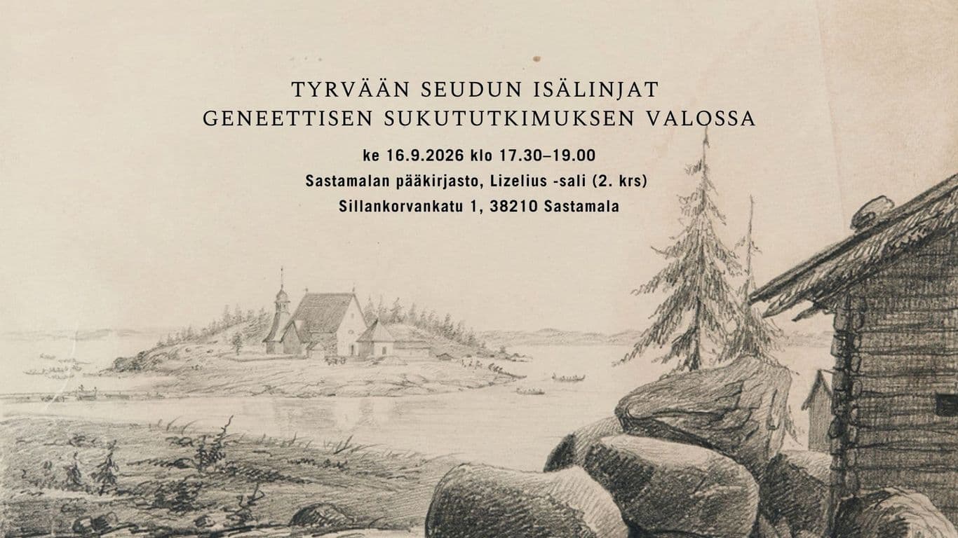 Tyrvään seudun isälinjat geneettisen sukututkimuksen valossa