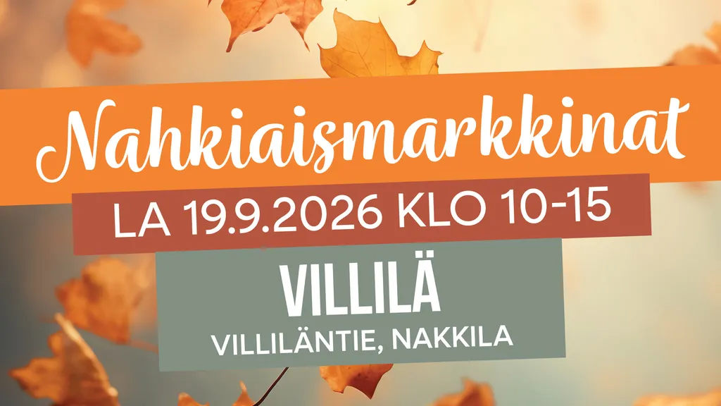 Nahkiaismarkkinat Villilässä