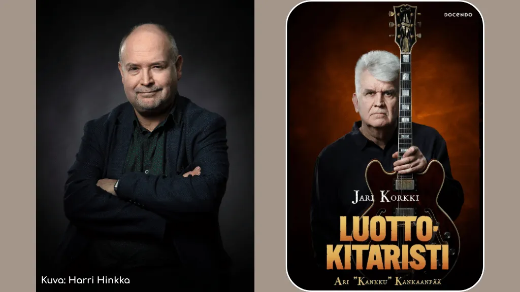 Kitaristi Ari Kankaanpää Jari Korkin vieraana
