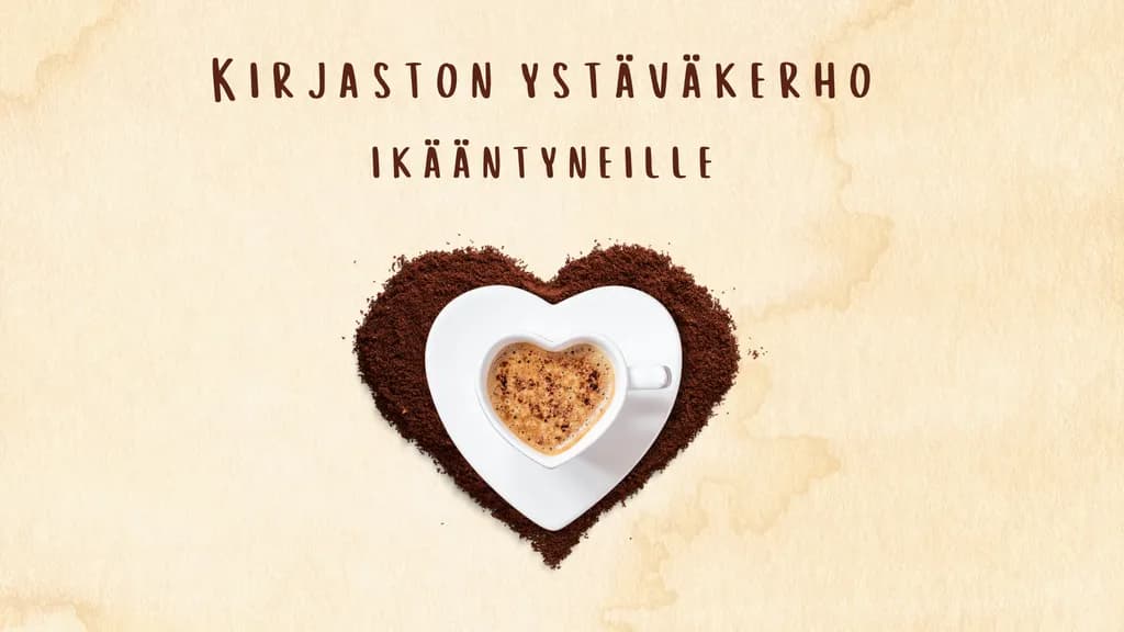 Kirjaston ystäväkerho ikääntyneille