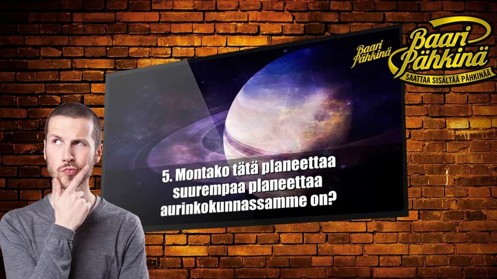 Baaripähkinä visailu