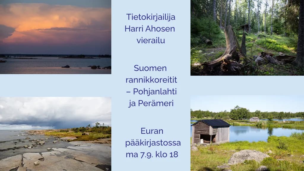 Tietokirjailija Harri Ahosen vierailu