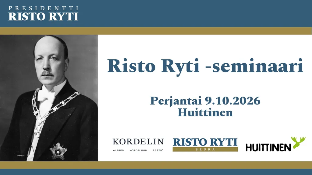 Johtajuus vaikeina aikoina - Risto Ryti -seminaari