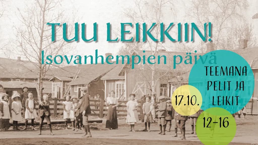 Tuu leikkiin! Isovanhempien päivä