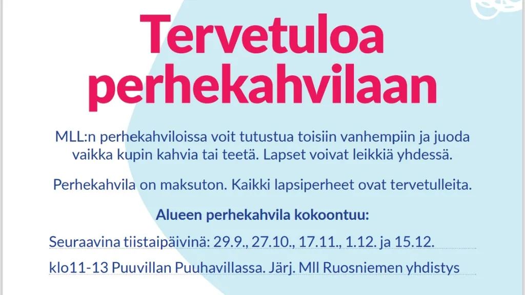 Mll Ruosniemen perhekahvila