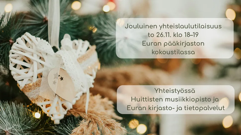 Jouluinen yhteislaulutilaisuus