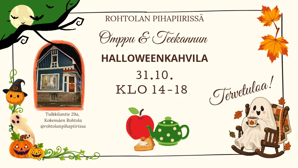 Omppu ja Teekannun Halloweenkahvila