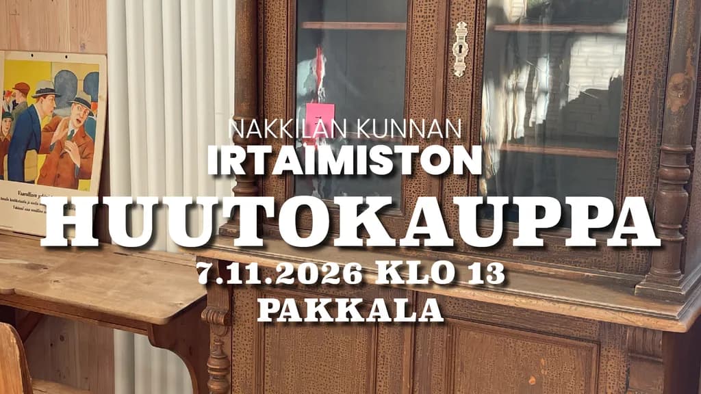 Nakkilan kunnan irtaimiston huutokauppa