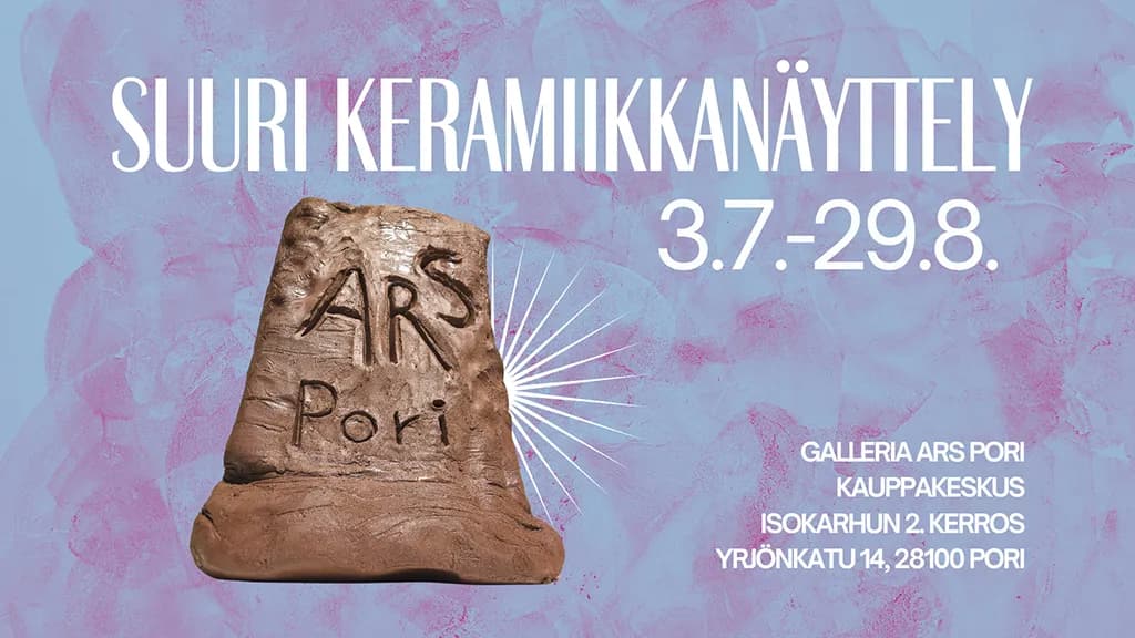 Suuri keramiikkanäyttely