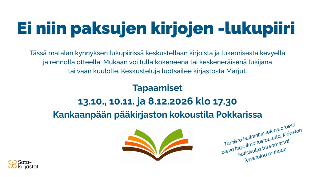Ei niin paksujen kirjojen -lukupiiri
