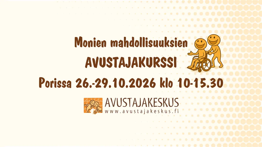 Avustajakurssi Porissa 26.-29.10.2026