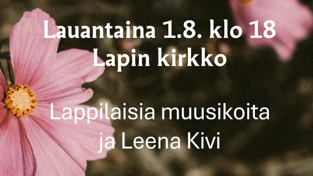 Löylypäivien kirkkokonsertti