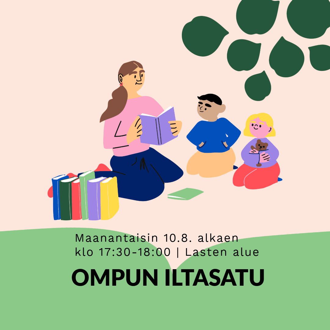 Sagostund på finska på Iso Omena bibliotek 