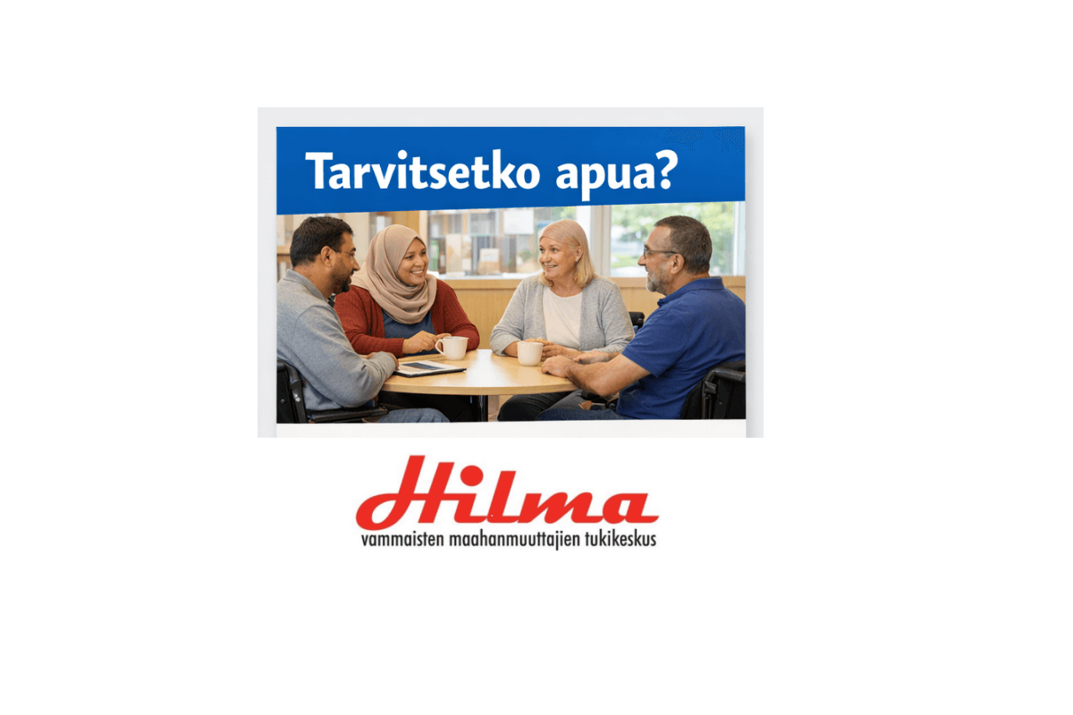 Vammaisten maahanmuuttajien tukikeskus Hilma kirjastolla
