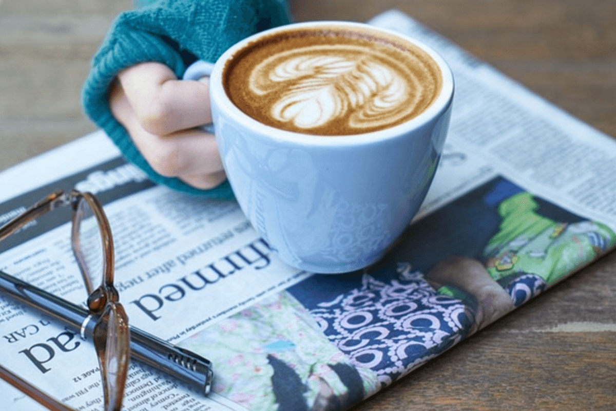 Kaffe med klara nyheter