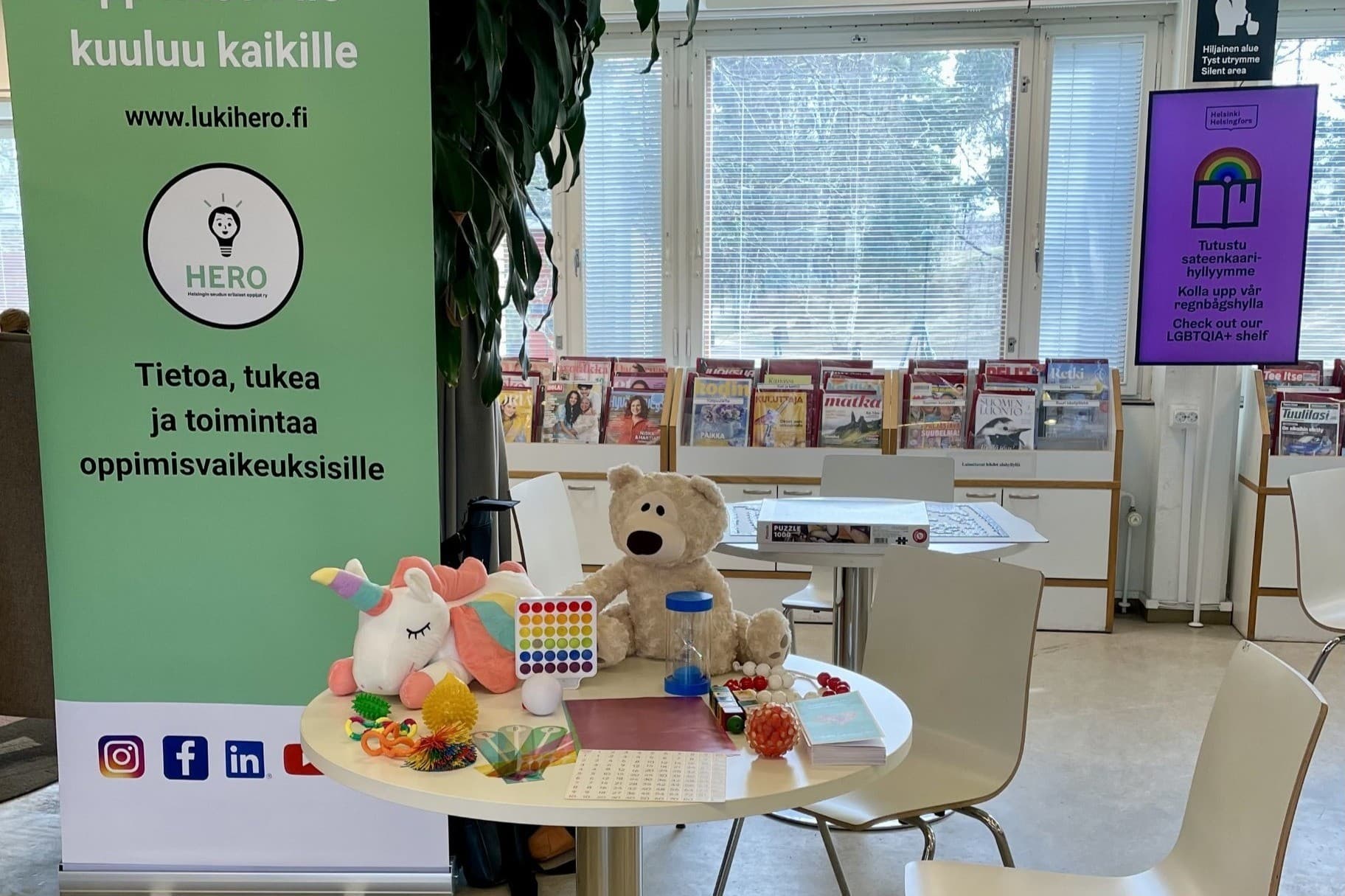 Lukineuvontaa Etelä-Haagan kirjastossa